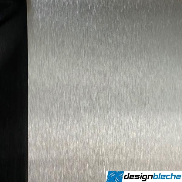Edelstahl U-Profil K240 geschliffen 0,8mm